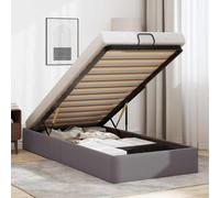 vidaXL Struttura Letto Pouf Senza Materasso 100x200 cm Similpelle, Struttura Letto, Struttura Letto Pouf, Struttura Letto Contenitore sotto Il Letto