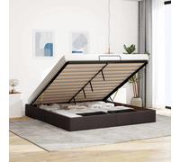 vidaXL Struttura Letto Pouf senza Materasso 180x200 cm in Tessuto