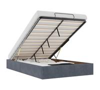 vidaXL Struttura Letto Pouf Senza Materasso 80x200 cm Velluto