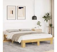 vidaXL Struttura Letto Senza Materasso 160x200 cm in Legno di Rovere, mobili Camera da Letto, Rete Letto, Letto Matrimoniale, Letto, Rete Letto