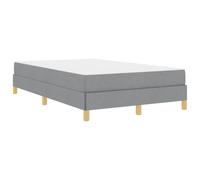 vidaXL Struttura Letto, Uno Stile Moderno per la Tua Camera, Rettangolare, in Tessuto e Legno ingegnerizzato, con Un Materasso a Molle insacchettate per Il Massimo Comfort a casa.