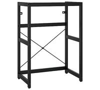 vidaXL Struttura per Lavabo da Bagno Nera 59x38x83 cm in Ferro
