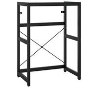 vidaXL Struttura per Lavabo da Bagno Nera 59x38x83 cm in Ferro