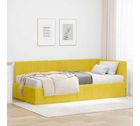 vidaXL Struttura per Letto Moderna per Camera da Letto con Base per Materasso, Soluzione Angolare per Dormire con Superficie in Schiuma Minimalista