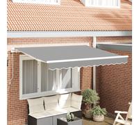 vidaXL Struttura per Tendalino Retrattile a Mano 3x2 m in Metallo