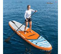 vidaXL SUP Board con Seggiolino 2-in-1 TRITON 366 x 81 x 15 cm Blu