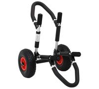 vidaXL Carrello SUP per Tavola da Surf Pieghevole 45 kg in Alluminio