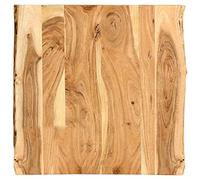 vidaXL Superficie del tavolo in legno massello di acacia 60 x 60 x 2,5 cm