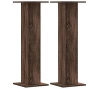 vidaXL Lautsprecherständer 2 Stk. Braun Eichen-Optik 30x30x95 cm