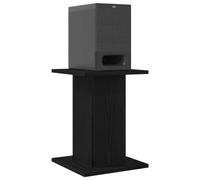 vidaXL Lautsprecherständer 2 pcs Schwarze Eiche 30 x 30 x 40 cm