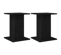 vidaXL Lautsprecherständer 2 pcs Schwarze Eiche 30 x 30 x 40 cm
