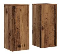 vidaXL Supporti per Piante 2 pz Legno 30x30x70 cm Legno Multistrato, Supporto per Fiori, Porta Fiori, Supporto per Piante da Interno, Porta Piante