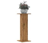 vidaXL Supporti Piante 2 pz Rovere Artigianale 30x30x80 cm Truciolato, supporto per fiori, porta fiori, supporto per piante da interno, porta piante
