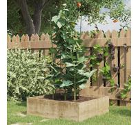 vidaXL Supporti Piante da Giardino con 3 Anelli 5pz Verde 75cm Acciaio