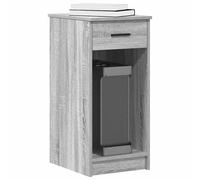 vidaXL Supporto a Torre per Computer con Cassetto Grigio 35x45x77 cm