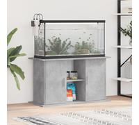 vidaXL Supporto Acquario 101x41x58 cm Legno Multistrato Grigio Cemento