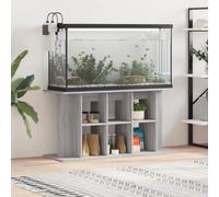 vidaXL Supporto Acquario 120x40x60 cm Legno Multistrato Grigio Cemento