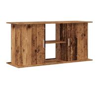 vidaXL Aquariumstandaard 121x41x58 cm bewerkt hout oud houtkleurig