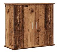 vidaXL Aquariumstandaard 81x36x73 cm bewerkt hout oud houtkleurig