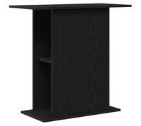 vidaXL Supporto Acquario Rovere Nero 29.5x14.2x28.5 Legno Ingegnerizzato