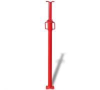 vidaXL Acrow Prop Red 180 x 12,5 x 12,5 cm in acciaio con finitura verniciata, puntello acrow, strumento di supporto strutturale regolabile, livellatore di costruzione durevole, risorsa di altezza per
