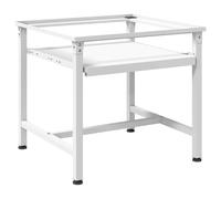 Supporto Alzatina Con Mensola Estraibile Per Lavatrice Bianco