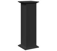 vidaXL Supporto Espositivo Portaoggetti Nero 31x30x90 cm Truciolato, espositore a Colonna, vetrina, Mobile espositivo, piedistallo espositivo