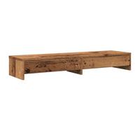 vidaXL Supporto per monitor per scrivania con cassetti in truciolato 100x27x15 cm