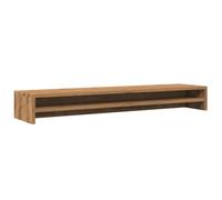 vidaXL Supporto Monitor Rovere Artigianale 100x24x13 cm Multistrato