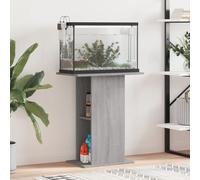 vidaXL Supporto per Acquario 60,5x36x72,5 cm Multistrato Grigio Sonoma