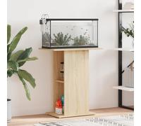 vidaXL Supporto per Acquario 60,5x36x72,5 cm Multistrato Rovere Sonoma