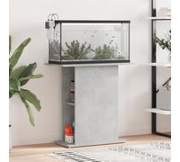 vidaXL Supporto per Acquario 75x36x72,5 cm Multistrato Grigio Cemento