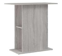 vidaXL Supporto per Acquario 75x36x72,5 cm Multistrato Grigio Sonoma, Mobile per Acquario, Supporto per Acquario in Legno, mobiletto per Acquario