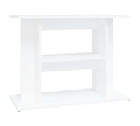 vidaXL Supporto per Acquario 80x35x60 cm in Legno Multistrato Bianco