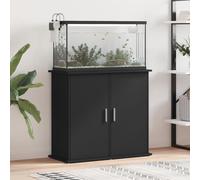vidaXL Supporto per Acquario 81x36x73 cm in Legno Multistrato Nero