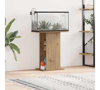 vidaXL Supporto per acquario artigianale in rovere 36x60,5x72,5 cm in legno ingegnerizzato