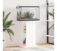 vidaXL Supporto per Acquario Bianco 60,5x36x72,5 cm Legno Multistrato
