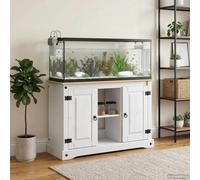 vidaXL Supporto per Acquario CORONA Bianco e marrone 300 kg