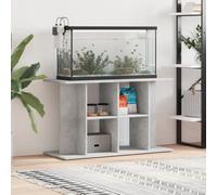 vidaXL Supporto Acquario 100x40x60 cm Legno Multistrato Grigio Cemento