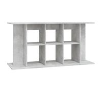 vidaXL Supporto per acquario in cemento grigio 120x40x60 cm in legno