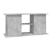Supporto acquario 121x41x58 cm legno multistrato grigio cemento