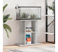 vidaXL Supporto per acquario in cemento grigio 60x30x60 cm in legno ingegnerizzato