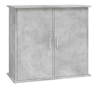 vidaXL Supporto per acquario in cemento grigio 81x36x73 cm in legno