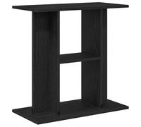 vidaXL Supporto Acquario 60x30x60 cm Legno Multistrato Rovere Nero, Mobile per Acquario, unità per Acquario, mensola per Acquario, Base per Acquario