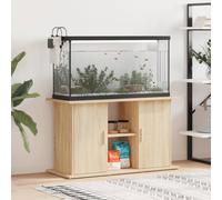 vidaXL Supporto per acquario in rovere Sonoma 101x41x58 cm in legno ingegnerizzato