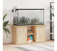 vidaXL Supporto per acquario in rovere Sonoma 121x41x58 cm in legno ingegnerizzato