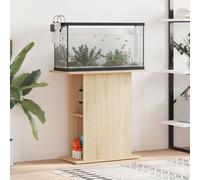 vidaXL Supporto per acquario in rovere Sonoma 75x36x72,5 cm in legno ingegnerizzato