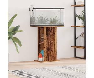 vidaXL Supporto per Acquario Legno Antico 36x60,5x72,5cm in Truciolato
