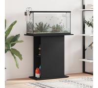 vidaXL Supporto per Acquario Nero 75x36x72,5 cm in Legno Multistrato