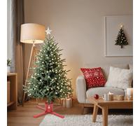vidaXL Supporto per Albero di Natale Rosso 61x61x15,5 cm